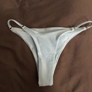 Blue bikini bottoms